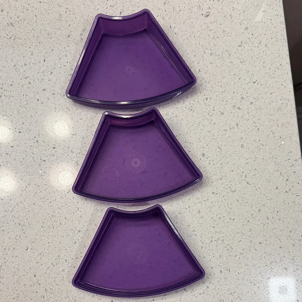 Tupperware Large Serving Tray with Adjustable Divider Sections